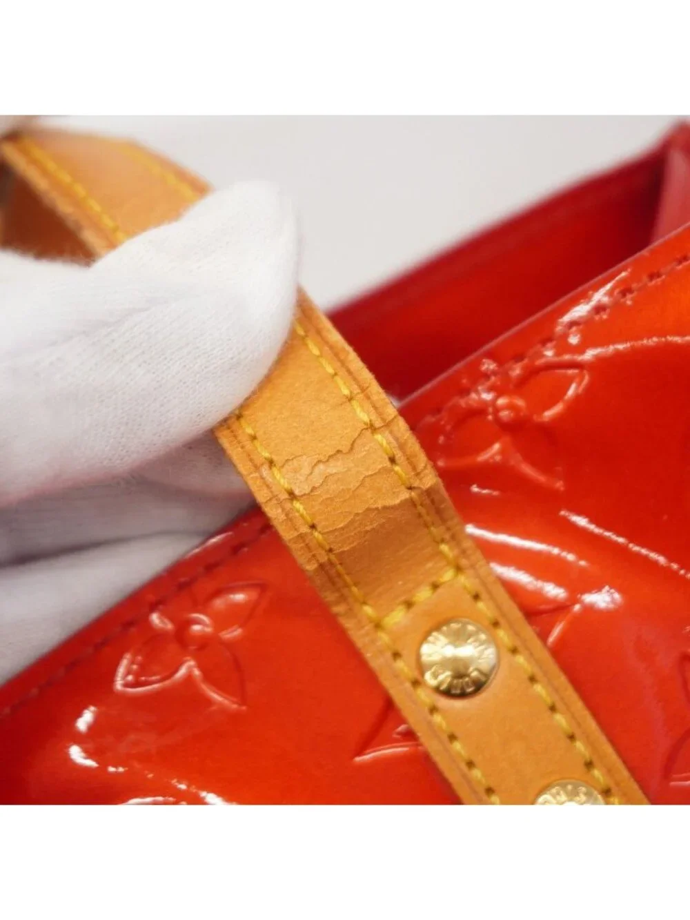 Louis Vuitton Handbag Vernis Reed PM Rouge